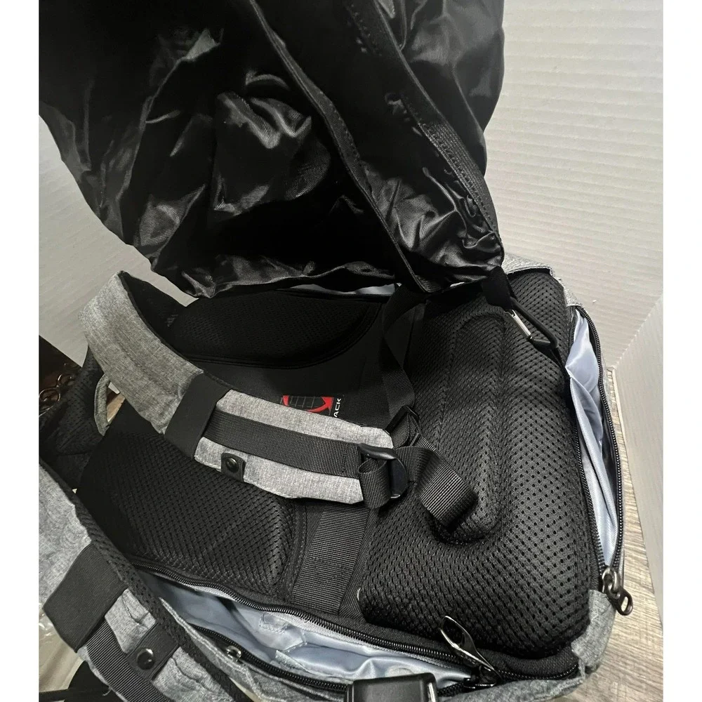 Kopack Laptop Backpack USB Charging Port Anti-Theft‎ Grey Travel Work Bag